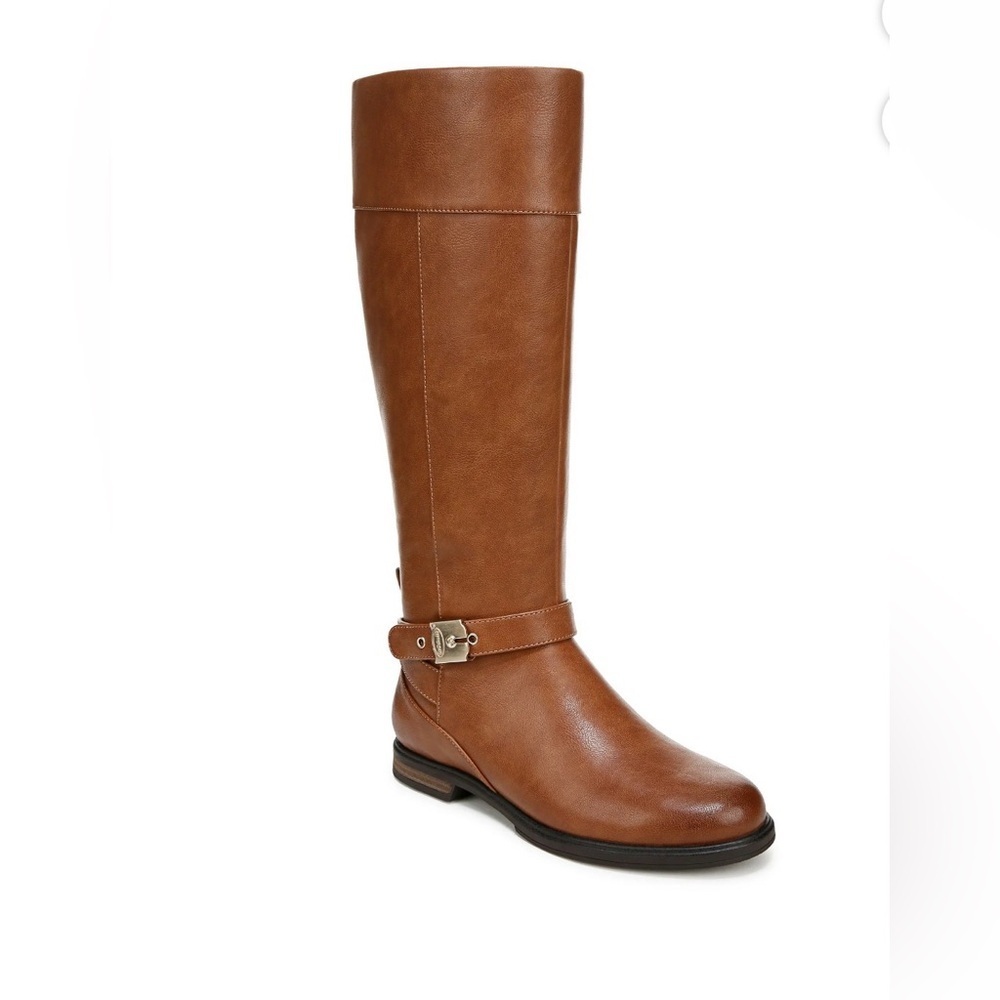 Dr. Scholl's Tan Heeled Boots - Picture 3 of 10